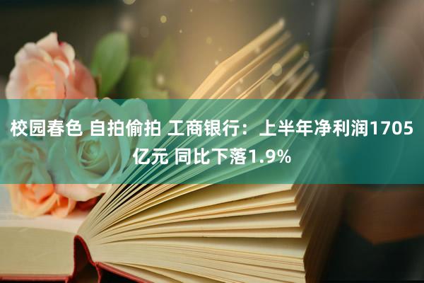 校园春色 自拍偷拍 工商银行：上半年净利润1705亿元 同比下落1.9%