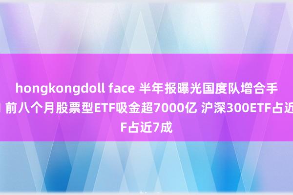 hongkongdoll face 半年报曝光国度队增合手动向 前八个月股票型ETF吸金超7000亿 沪深300ETF占近7成