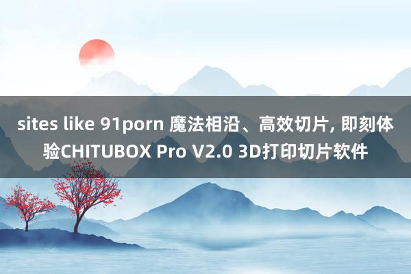 sites like 91porn 魔法相沿、高效切片, 即刻体验CHITUBOX Pro V2.0 3D打印切片软件