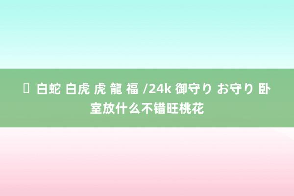 ✨白蛇 白虎 虎 龍 福 /24k 御守り お守り 卧室放什么不错旺桃花