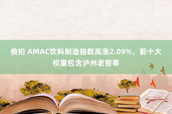 偷拍 AMAC饮料制造指数高涨2.09%，前十大权重包含泸州老窖等